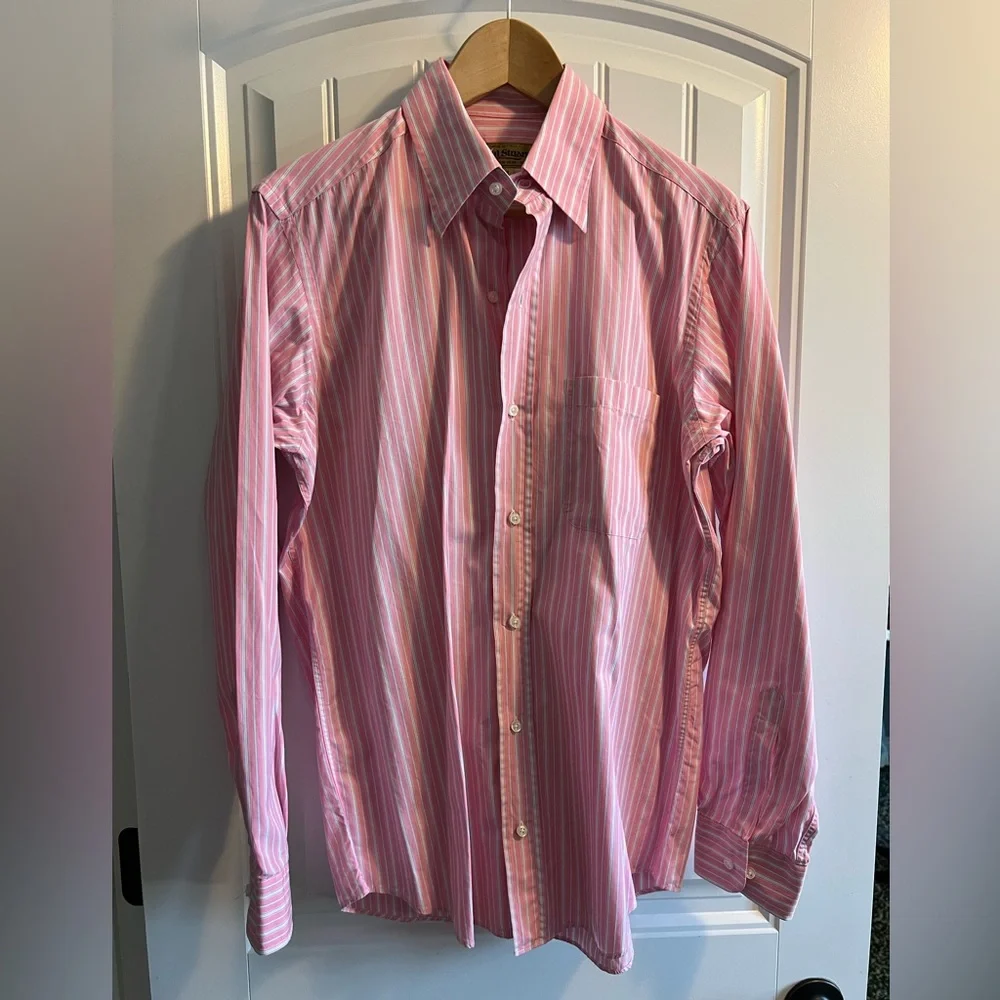 Paul Stuart Button Up Dress Shirt Size M - Picture 1 of 5